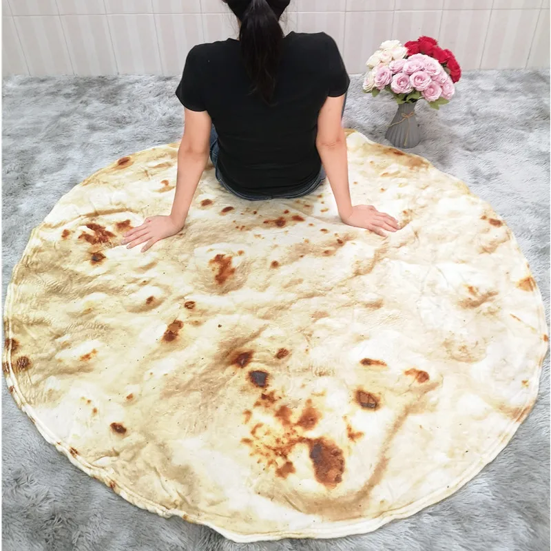 Tortilla Warmer Cloth - Мягкое флисовое плюшевое одеяло-плед JBTP с