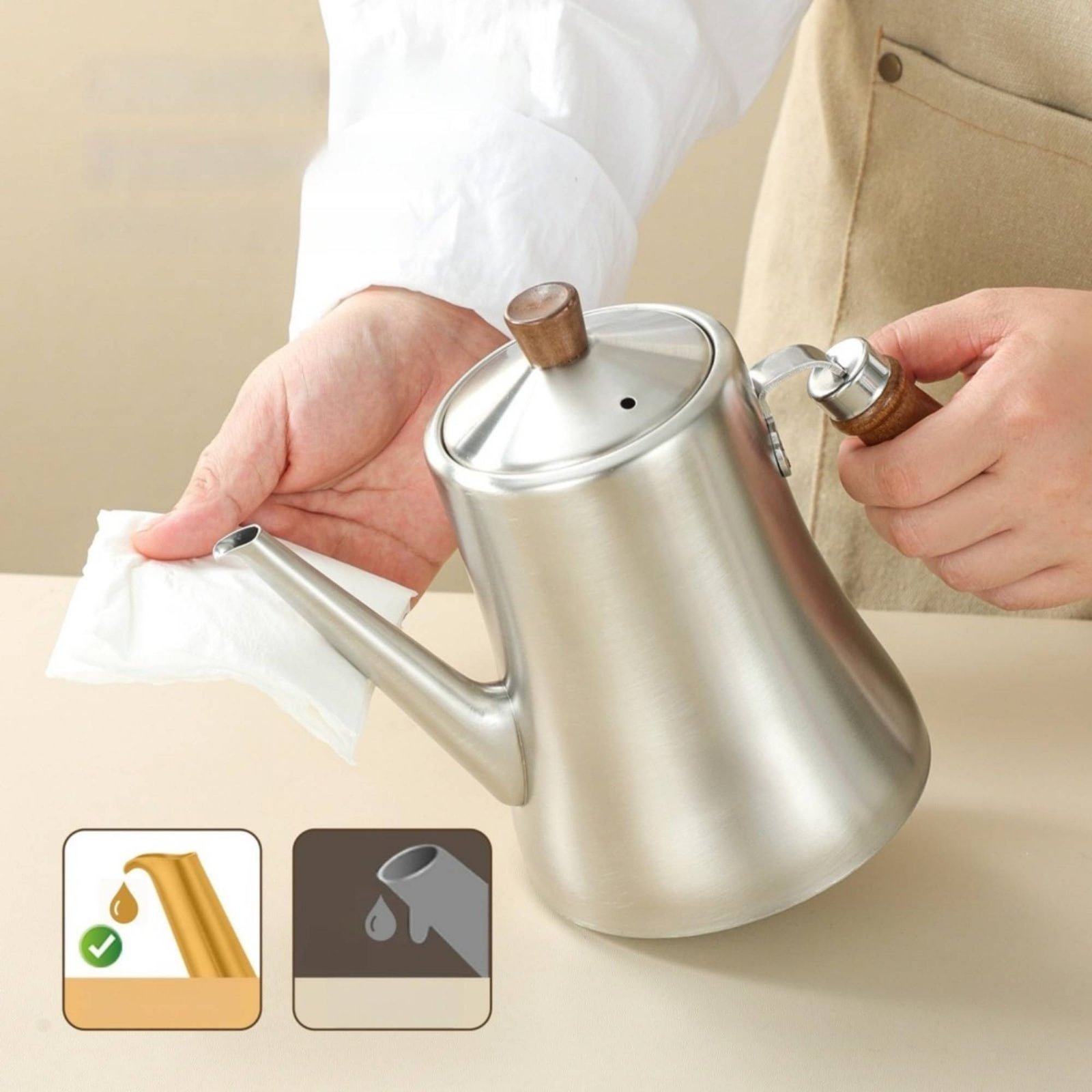 Home Cooking Oil Filter - Кувшин для масла из нержавеющей стали