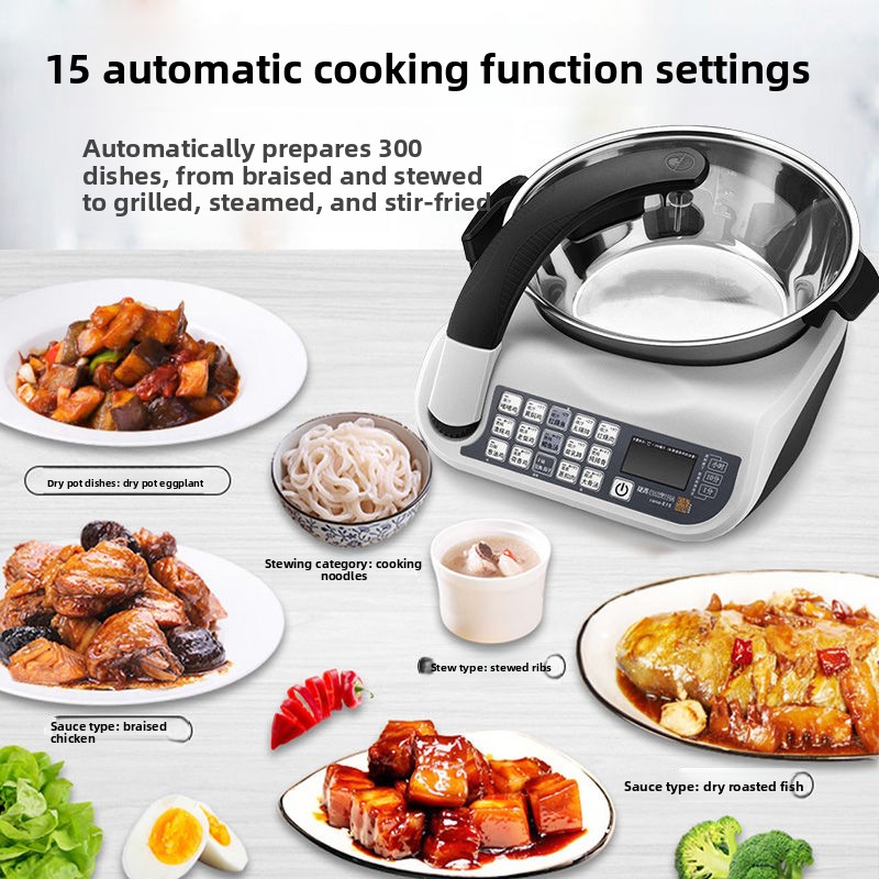 Умный кухонный робот E15, дома – обзор и цена Home Cooking Oil